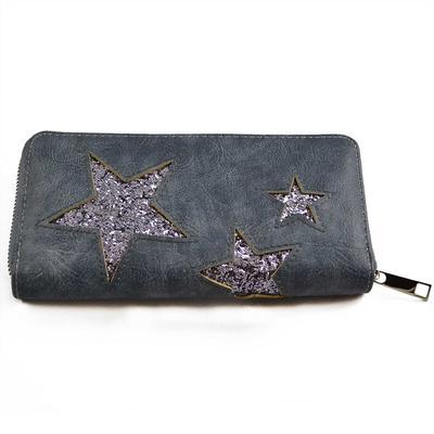 Peňaženka pen03-30.71 - modrá s hviezdičkami - 1